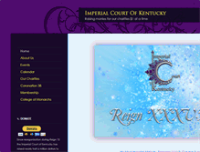 Tablet Screenshot of imperialcourtkentucky.org